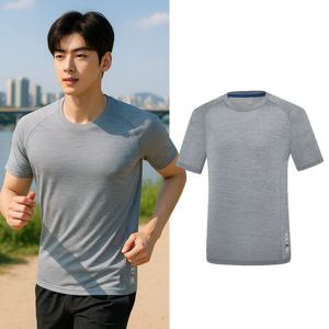 [콜핑] 남성 아이스본 통풍 등산 반팔 라운드 티셔츠 KSC489TT0M