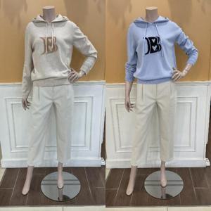 BCBG M백화점 부클 니트 후드 폴로니트 B5A1K403
