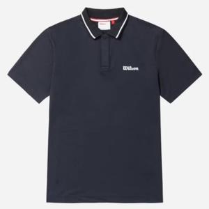 윌슨긴팔티 LQC W242001GPS44-BLK 남성 레귤러핏 피케 폴로 티셔츠