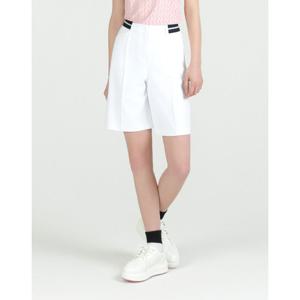 헤지스 골프 여성 25SS 화이트 여성 5부 쇼츠 HWPA5B352OW