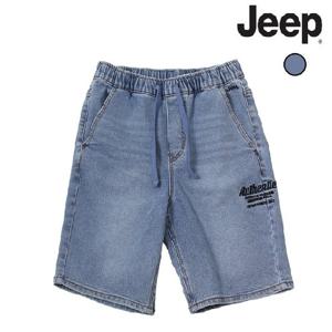 [지프]남여공용 밴딩 데님 반바지 (JO2DPU852)