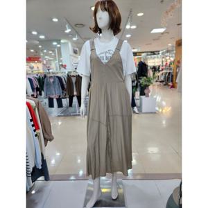 [아날도바시니]레이온 스커트 멜빵 절개 원피스 AY05OP20N