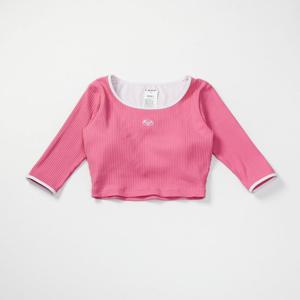 [록시]록시 슬림 크롭 반팔 래쉬가드 (RF21RE079PNK)_