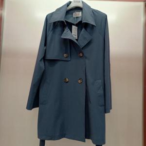 Latium HC06 최강스판 소매 롤업 하프길이 홑겹 더블 트렌치 코트 T2521ct02B1