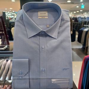 [예작]잔잔한 도트무늬 슬림긴팔셔츠 YJ3SBS164-BL_BP