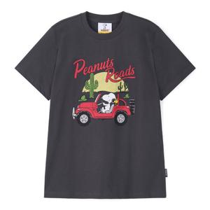 [클라이드]여성 스누피 CAR 그래픽 반팔티셔츠 FPBTS777