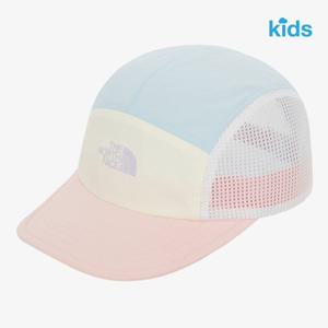 노스페이스 키즈 모자 NE3CR01S 핑크 메쉬 컬러 블럭 캡