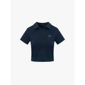 [휠라] FILA 여성용 코튼스판 세미크롭 카라티셔츠 FS2TSH2253FDNA