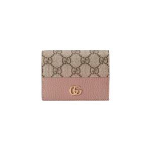 구찌 GG 마몽 카드 케이스 지갑 더스티 핑크 658610-17WAG-5788
