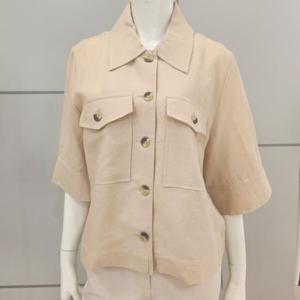 [BCBG] 올앤썬드리 여름25 린넨 블랜드 자켓 A5M3G171