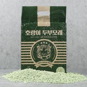 [6개 묶음] 호랑이 두부모래 녹차 7L