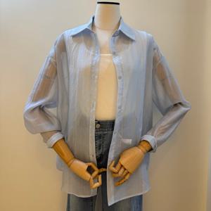 [숲]뒷트임 아우터형 셔츠 SB5LS3E