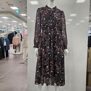 미센스 HC30 체인프린트 스모킹 원피스 MB48OPMD02Z