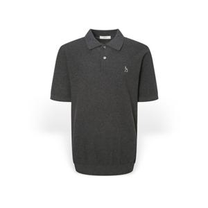 [헤지스] 남성 마이크로패턴 카라 반팔니트 HZSW5B551CG