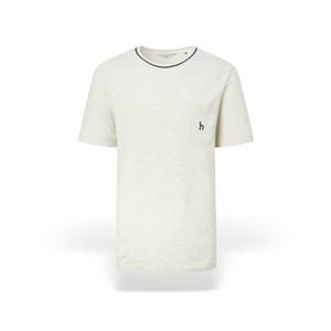 [헤지스] 남성 멜란지 솔리드 크루넥 반팔티셔츠 HZTS5B506I1