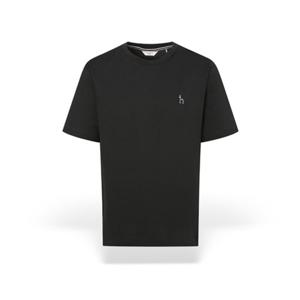 [헤지스] 남성 솔리드 크루넥 반팔티셔츠 HZTS5B501BK