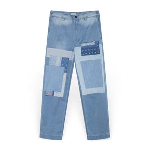 [헤지스] 남성 패치워크 데님 팬츠 HZPA5B705B2