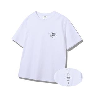 [지프]공용 BEAR 자수&프린트 루즈핏 반팔티셔츠 JQ2TSU228