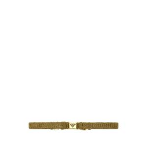 PRADA 카키 라피아 벨트 1CM2652C2T F0393