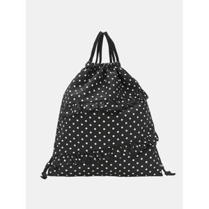 [엘케이트] 여성 복조리가방 스트링백팩 태블릿수납 경량 도트 프릴 보부상백 LAIN028