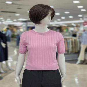 ab.f.z 세이브존09 골지 반팔 니트 티셔츠 afqy2w38f