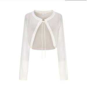 [올리브데올리브]스트링 장식 볼레로 가디건(OK5MD478)