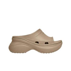 발렌시아가 x 크록스 풀 슬라이드 샌들 베이지 677389W1S8E2500