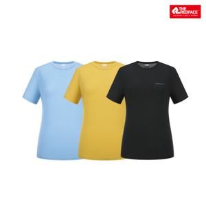 [레드페이스 본사] 아이스엠보라운드하프우먼티셔츠 REWFTSMBE653