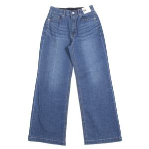 [뱅뱅]여성 속밴드 와이드 스판 청바지 CQL169