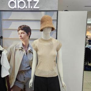 Ab.f.z DP01 잔골지캡소매니트 AFZ2HW52