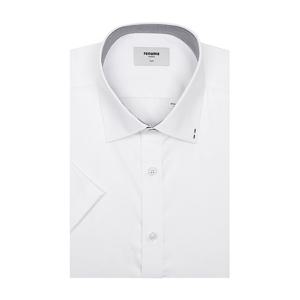 [레노마(셔츠)]뱀부 폴리 스판    슬림핏반팔셔츠  RPUSL0307WH