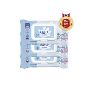 [온더바디]온더바디 세꼼마 손소독 티슈 50매 x 3개