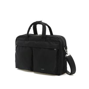 에반 블랙 투포켓 나일론 토트백 겸 서류가방 JUBA5F501