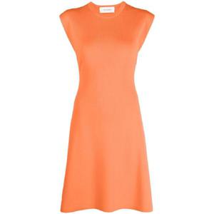 25 FW 이브살로몬 파인 골지 민소매 미니 드레스 22EYR50494MSPW TP432339291