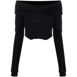 25 FW GCDS 오프숄더 크롭 스웨트셔츠 CC94W140805 TP432222686