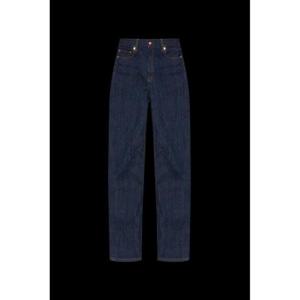 카사블랑카 로고 패치 스트레이트 레그 진 MPF25TR3300 01INDIGO TP941265273