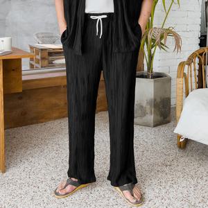 [리빌모아]남여공용 여름 웨이브 플리츠 밴딩 팬츠 5C5-PTS-Q023