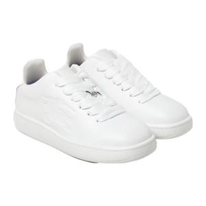 버버리 레더 박스 스니커즈 화이트 8083326