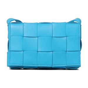 보테가베네타 인트레치아토 스몰 카세트백 아쿠아블루 730848 VMAY1 4619