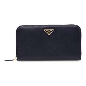 25FW 프라다 사피아노 지퍼 장지갑 블랙 1ML506 QHH F0002