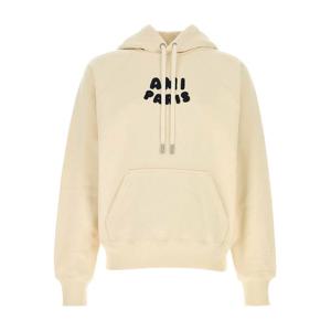 아미 파리 패치 후드 티셔츠 화이트크림 USW275 747 136