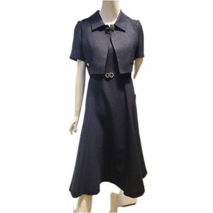 [숲]반팔소매 자켓 레이어드 롱 원피스(SB5OPM7)