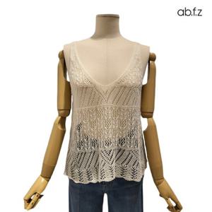 [에이비에프지]그물망 써머 니트 베스트 APZ3HW31H