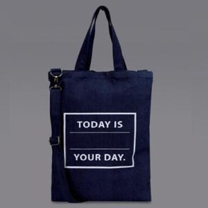 아트박스/니쥬샵 투데이이즈 데님백 (다크블루)