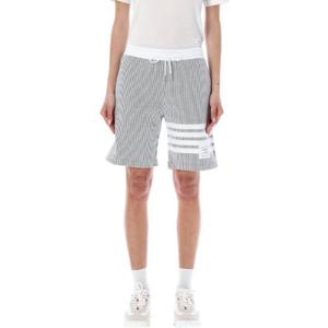 Thom Browne 4 바 스트라이프 시어서커 드로스트링 쇼츠 FJQ096AJ0063 055 TP942261600