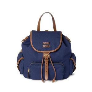 25 FW 미우미우 레터링 로고 백팩 5BZ042VOOO2IBQ TP436972577