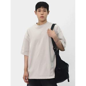 [빌리버스] 남성 반팔 티셔츠 오버핏 30수 레이어드 박스티 BWV080