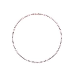 [티르리르] 20캐럿 테니스 실버핑크 목걸이 HNXSVR30634M-P