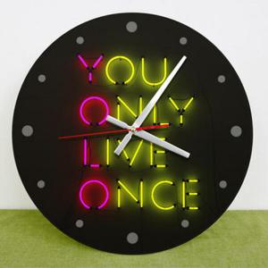 아트박스/꾸밈 is612-네온사인욜로_인테리어벽시계
