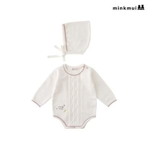 [밍크뮤]IV 쁘띠덧수니트바디슈트 35A1260402 35A12-604-02 출산백일돌선물